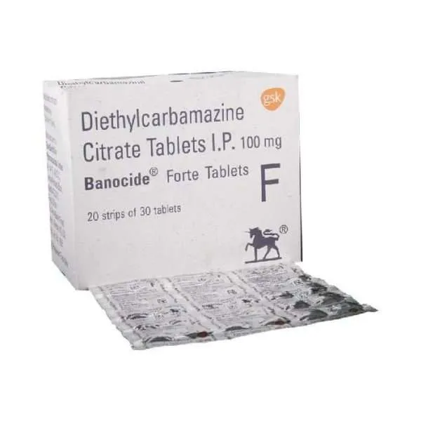 Banocide Forte 100 (Diethylcarbamazine)